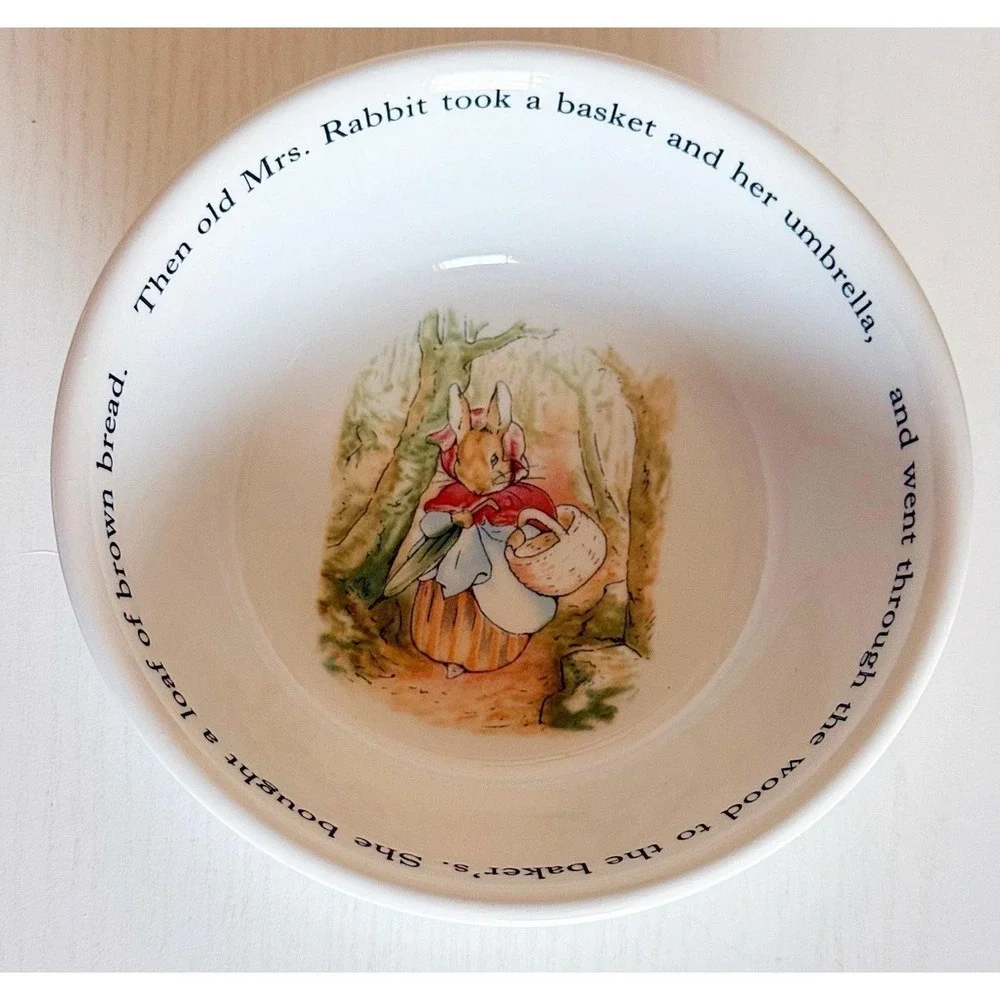 Vintage Wedgewood Beatrix Potter Peter Rabbit Cup & Bowl Set. Made In England